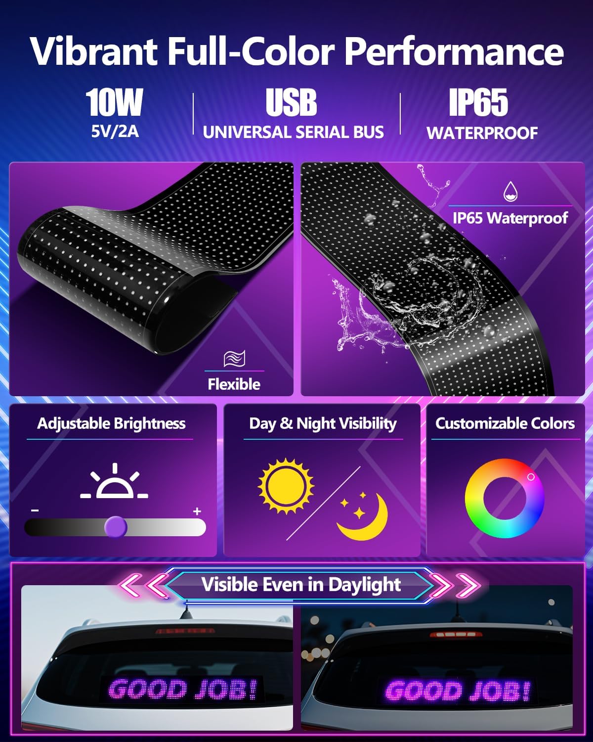 2025 Upgrade Multifunctional L - Car Led Light review and price