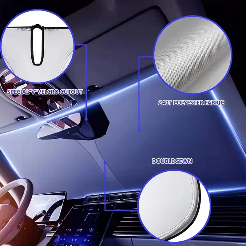 Car Windshield Sun Visor Folda - Windshield Sun Shade review and price