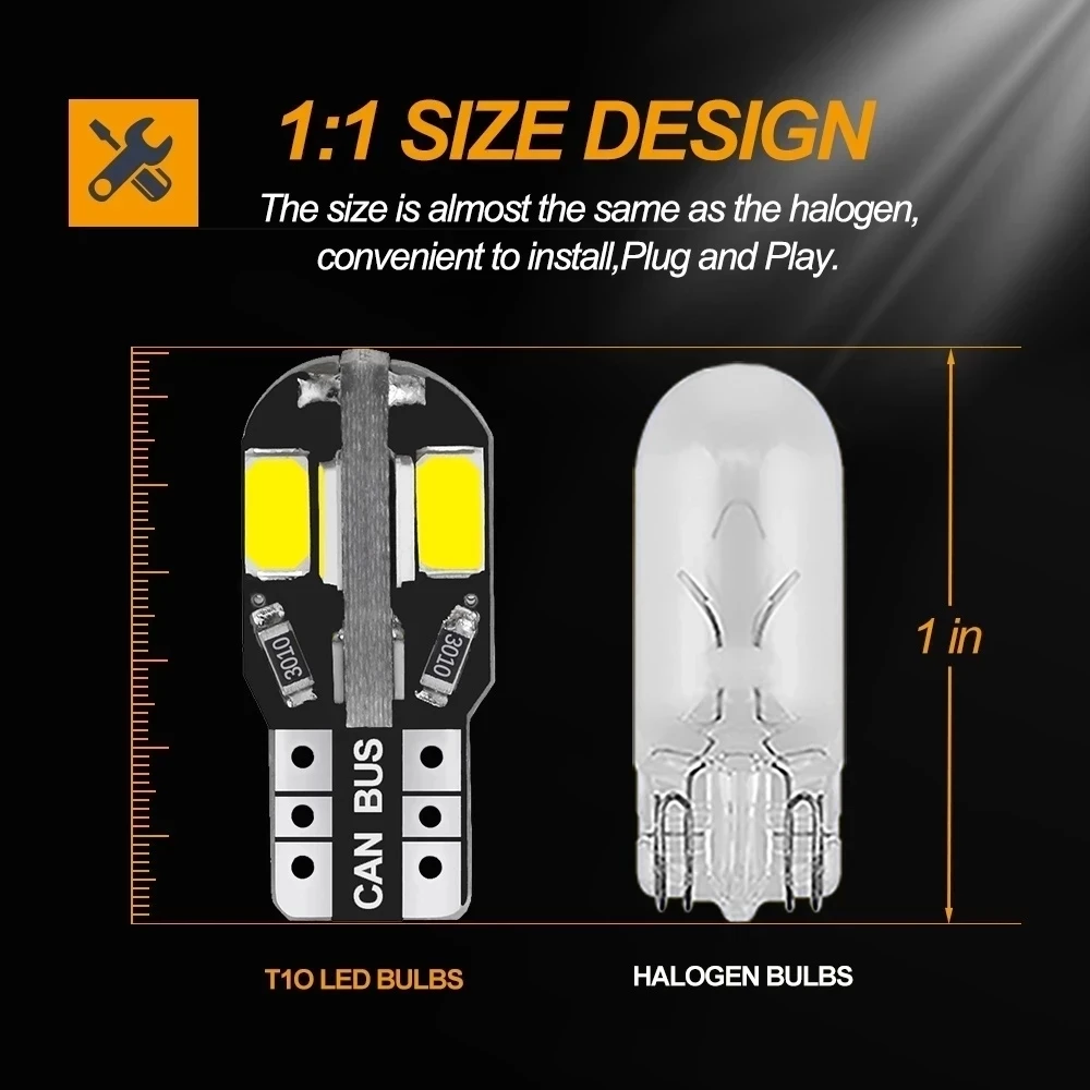 20/10PCS Car Interior Bulb W5W - Car Led Light review and price
