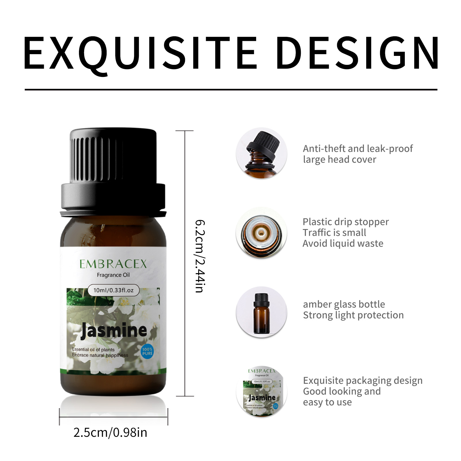 10ml Jasmine Fragrance Oils Fl - Car Air Freshener review and price
