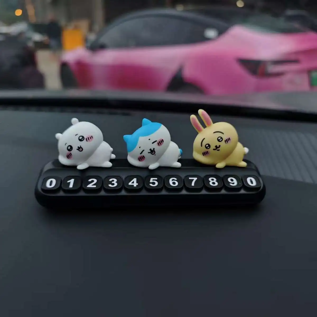 Chiikawa Temporary Parking Num - Car Accessories Japanese review and price