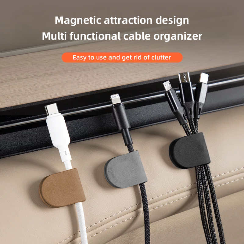 1/2/4PCS Magnetic Car Cable Or - Car Cable Organizer review and price